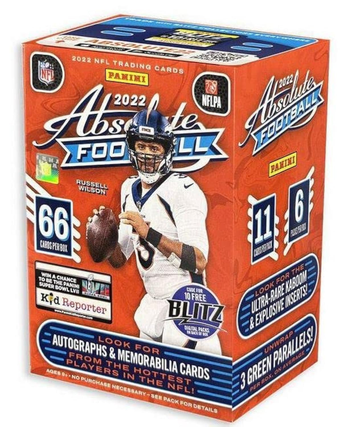 Panini 2022 Absolute Football Blaster Box