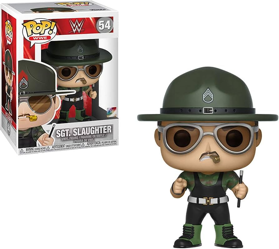 #54 - WWE - Sgt. Slaughter -  Funko Pop!