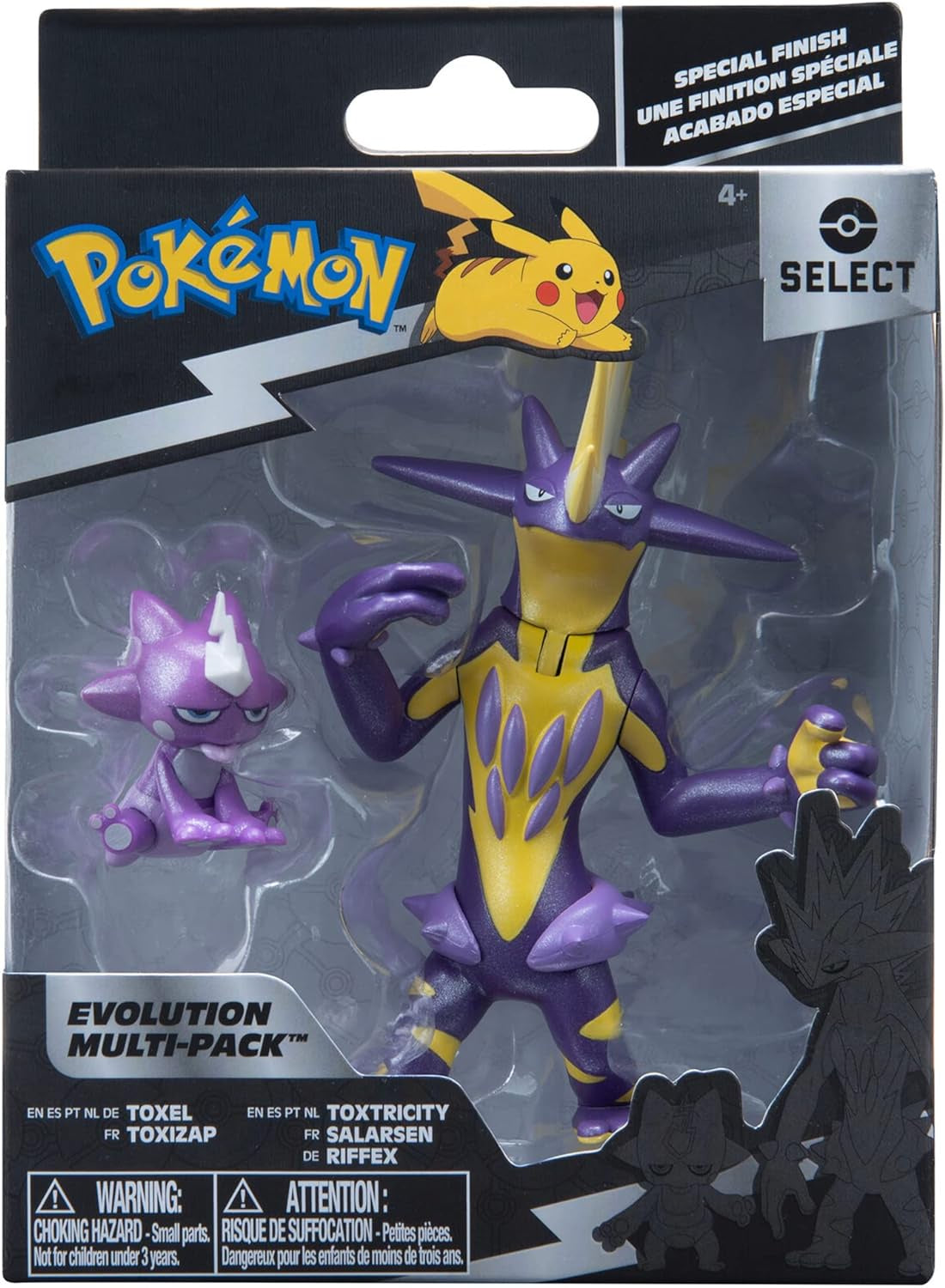 Pokémon Select - Toxel & Toxtricity Evolution Figure [2-Pack]