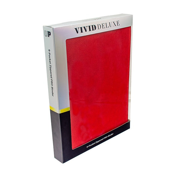 Binder: PRO 9-Pocket Zippered Vivid Deluxe - Red