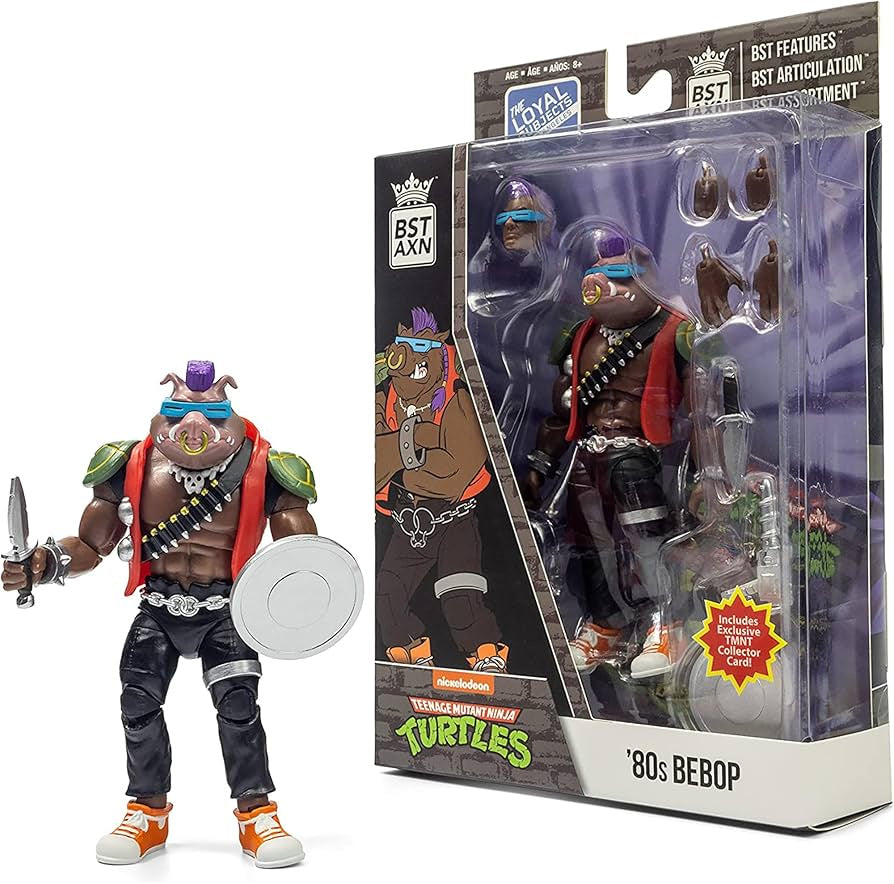 BST AXN - Teenage Mutant Ninja Turtles - 80s Bebop Figure