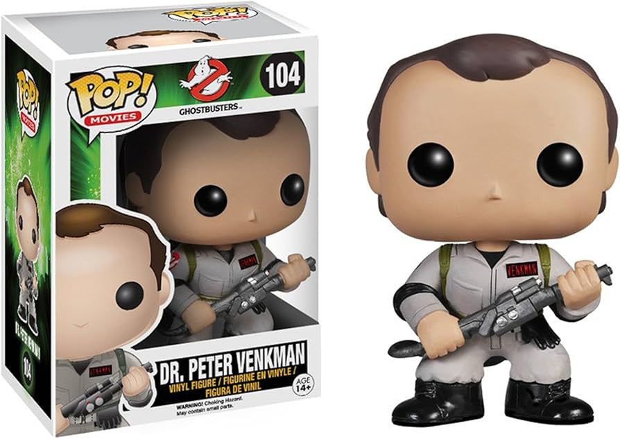 #104 Ghostbusters -  Dr. Peter Venkman - Funko Pop!