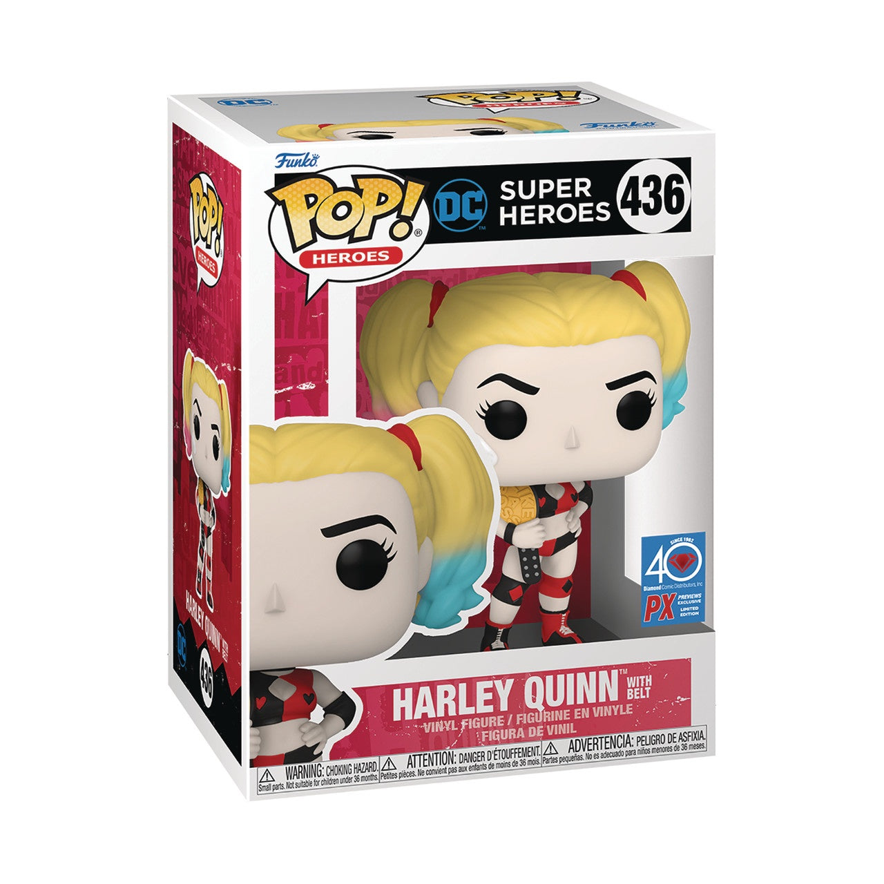 #436 - DC Super Heroes - Harley Quinn (PX Exclusive) - Funko Pop