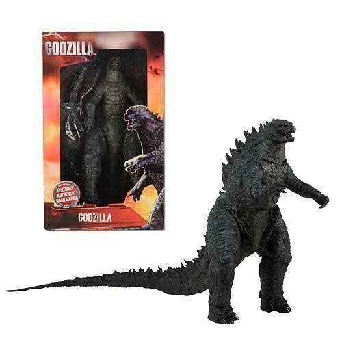 NECA Godzilla 24" 2014 Deluxe Action Figure With Roar Sound - Toho co. Ltd.