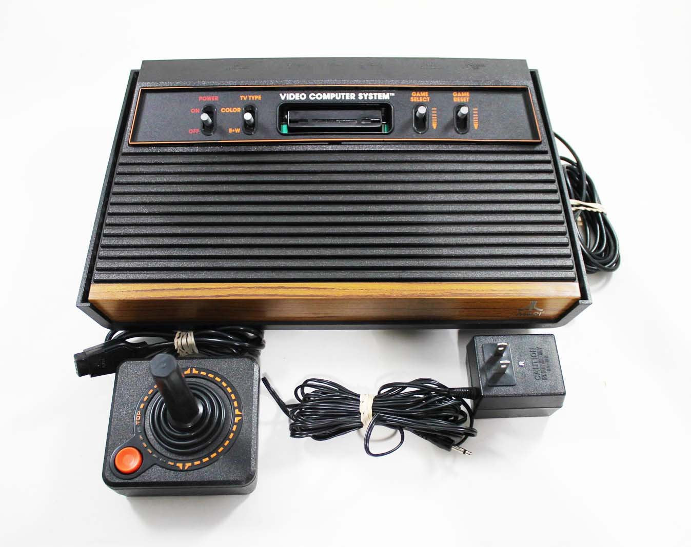 Atari 2600 Console with Paddles and Joystick