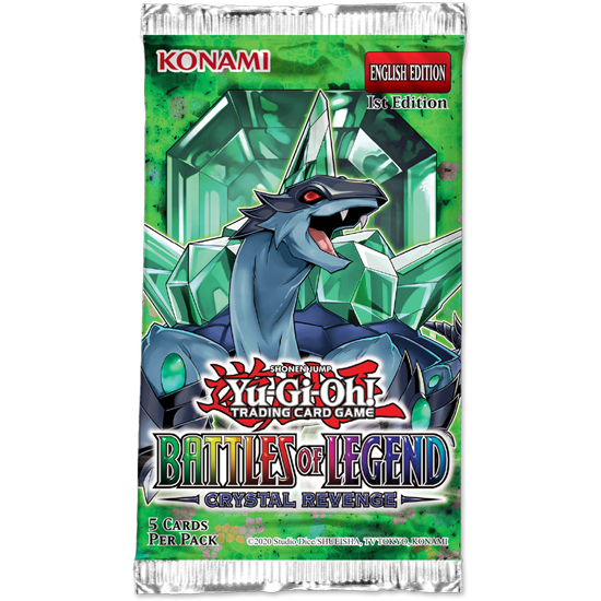 Yu-Gi-Oh - Battle of Legend Crystal Revenge 1st Edition Booster Pack