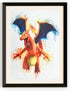 Charizard Paint Splatter Canvas Print