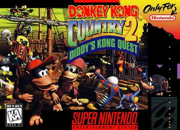 Donkey Kong Country 2: Diddy Kong's Quest - SNES