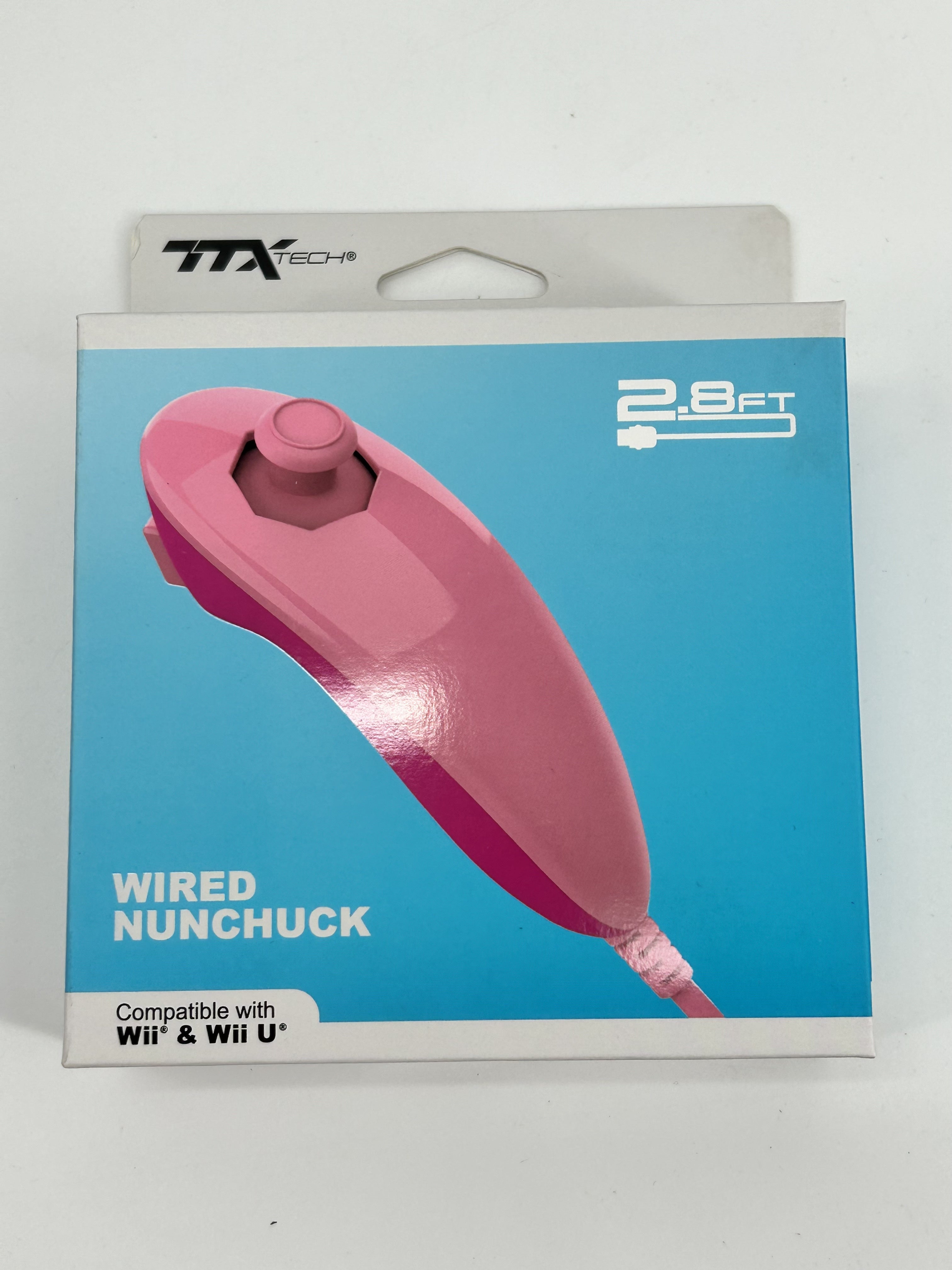 3rd Party Red and Pink Wii Nunchuck