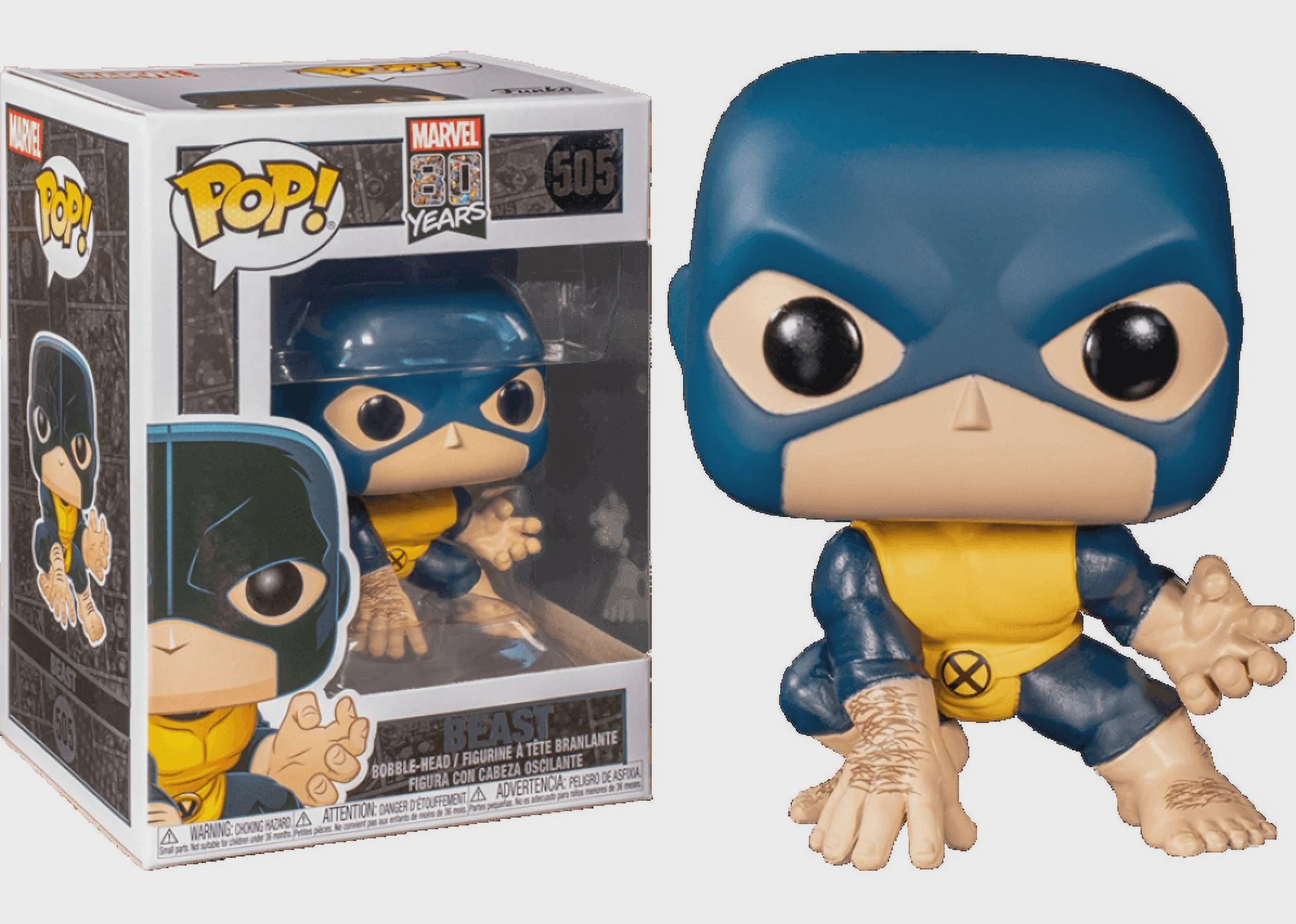 #505 Marvel 80 Years - Beast Funko Pop!