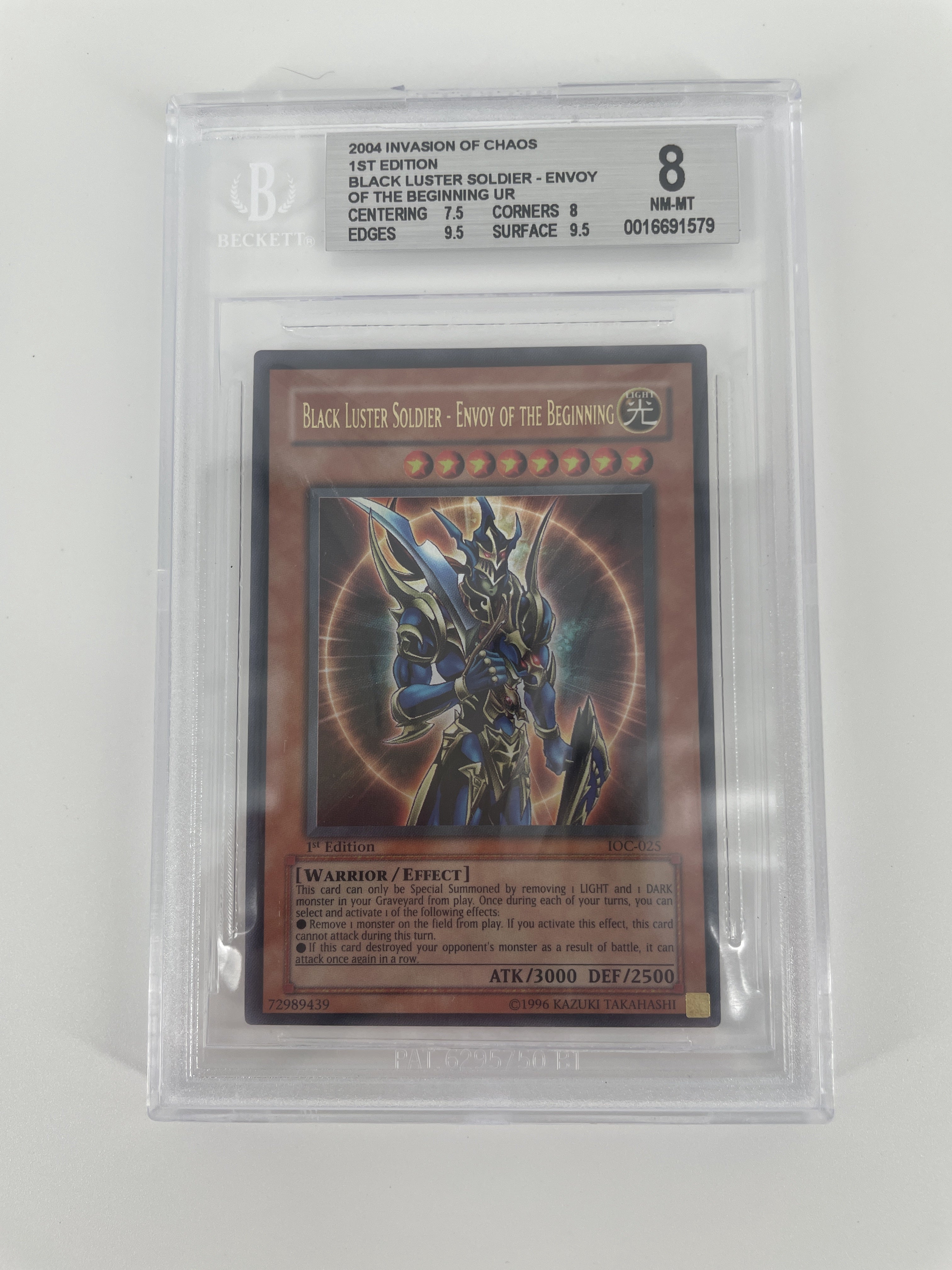 BGS - 8 2004 Invasion of Chaos 1ST Edition Black Luster Soldier - Envoy of The Beginning UR [0016691579]