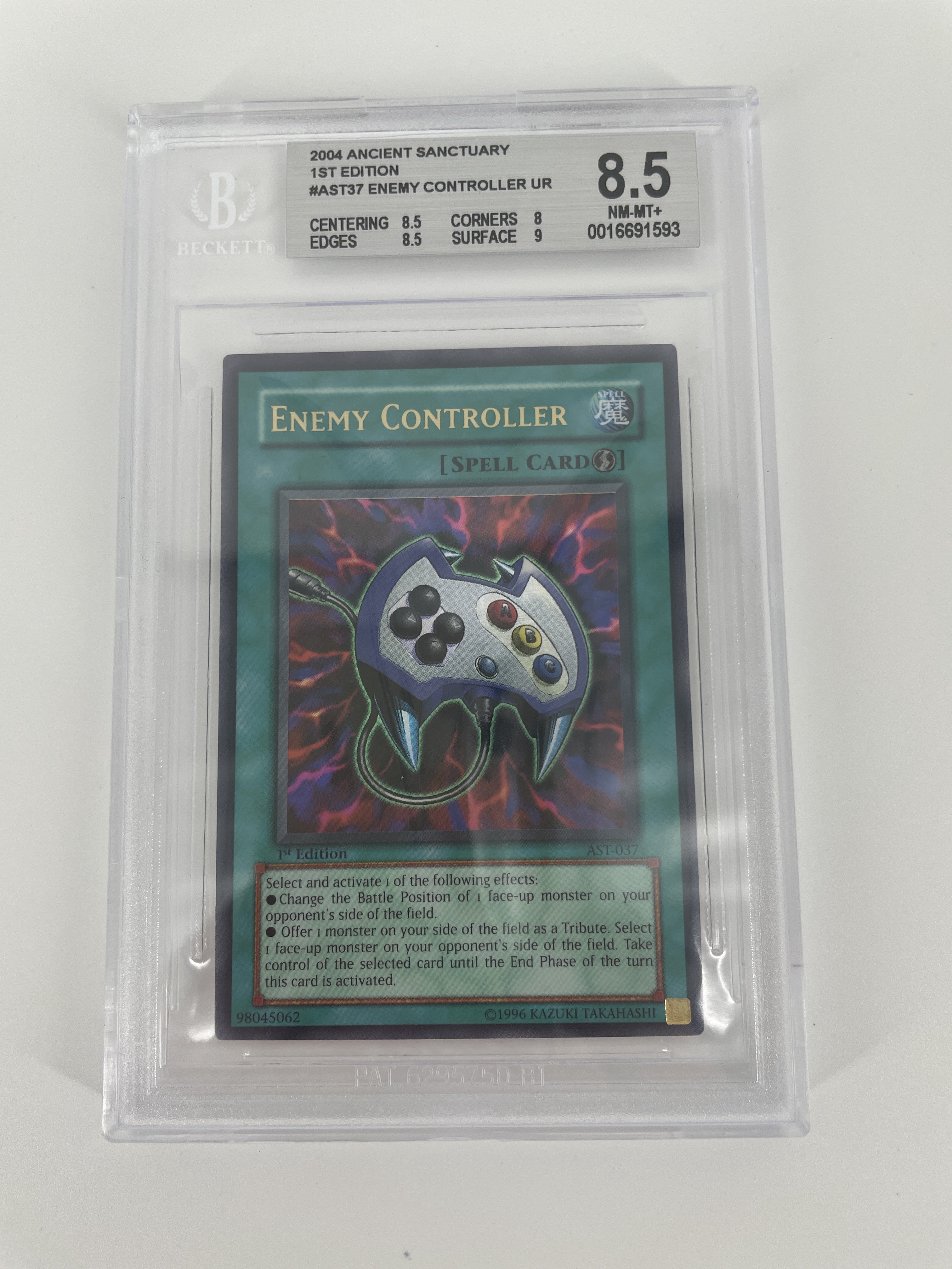 BGS - 8.5 2004 Ancient Sanctuary 1ST Edition #ASt37 Enemy Controller UR [ 016691593]