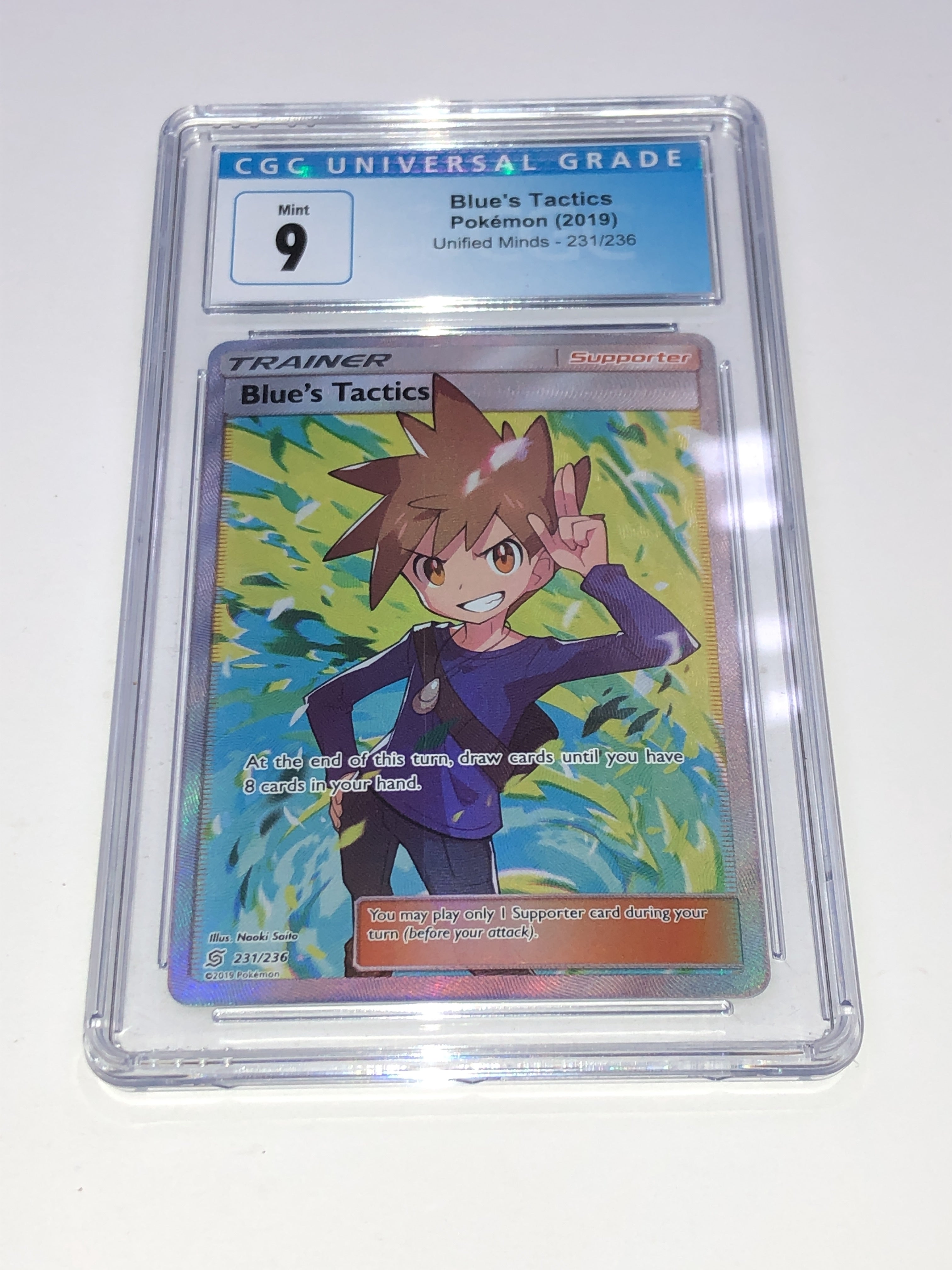 CGC 9 - 2019 Trainer - Blue Tactics [3978251019]