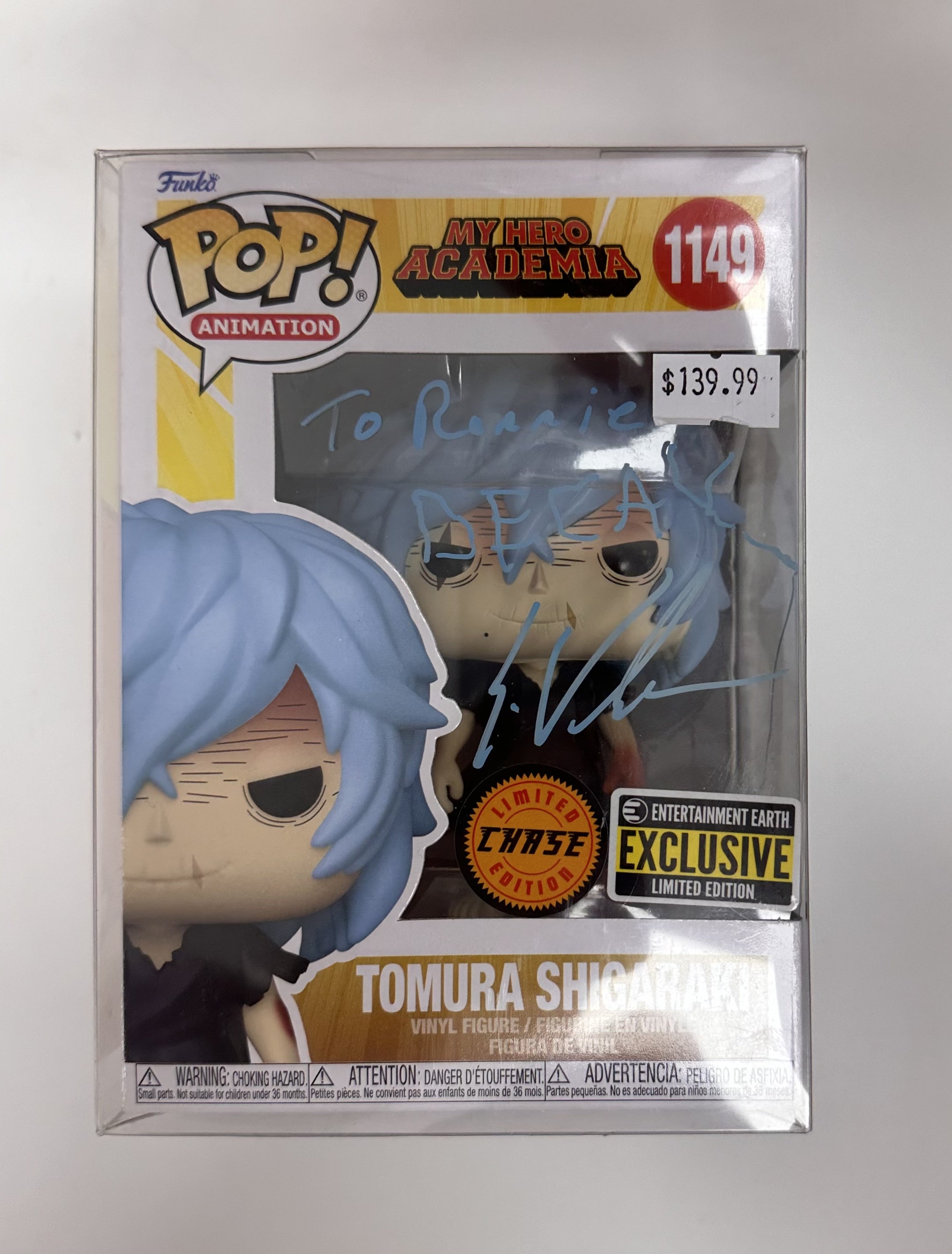 #1149 My Hero Academia - Tomura Shigaraki [Signed] Funko Pop