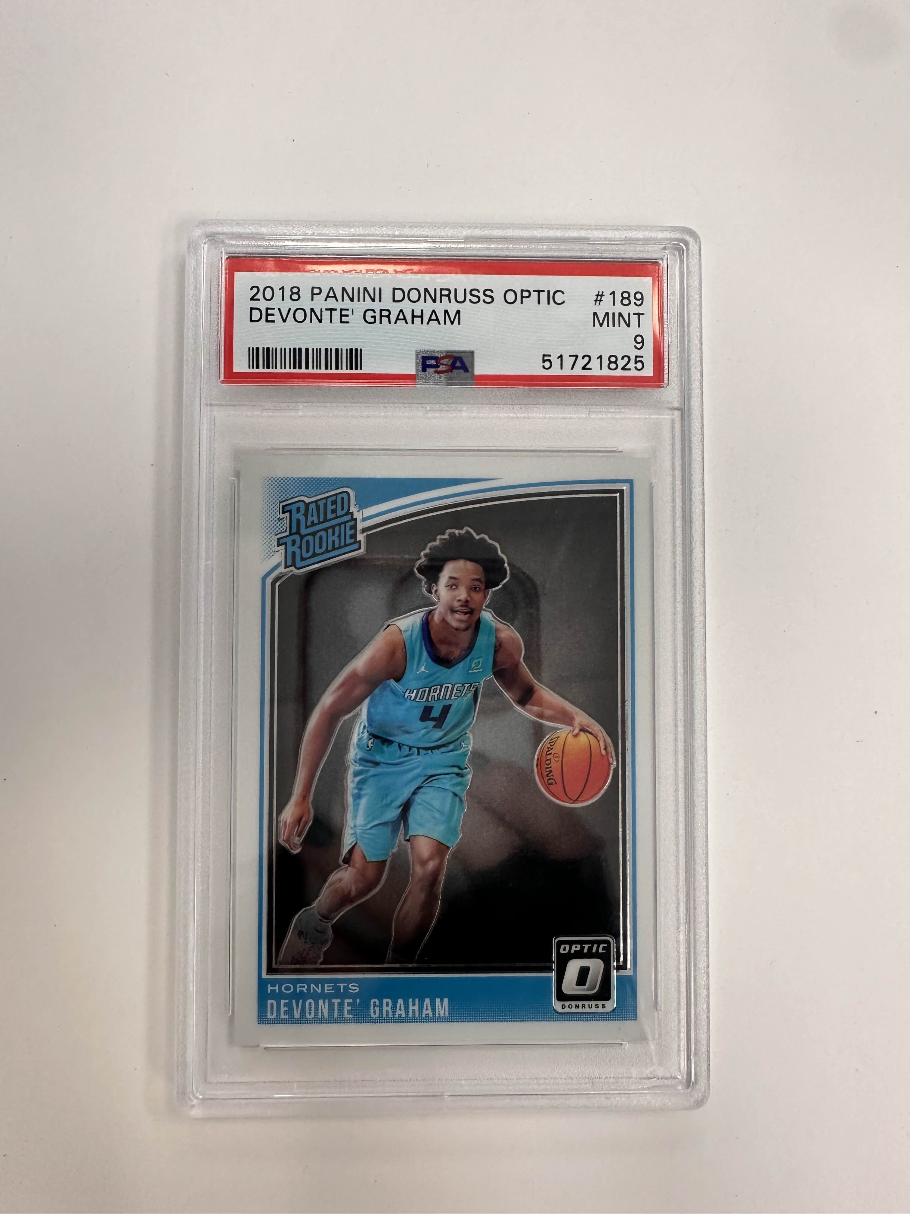 PSA - 9 2018 Panini Donruss Optic Devonte Graham [51721825]