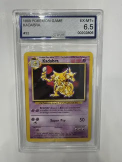 AGS - 6.5 EX-MT - 1999 Pokemon Game - Kadabra #32 [00202806]