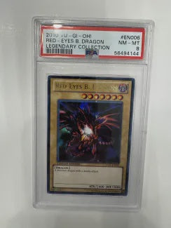 PSA - Yu-Gi-Oh! - Red Eyes B. Dragon - Legendary Collection #EN006 NM-MT 8.0 (56494144)