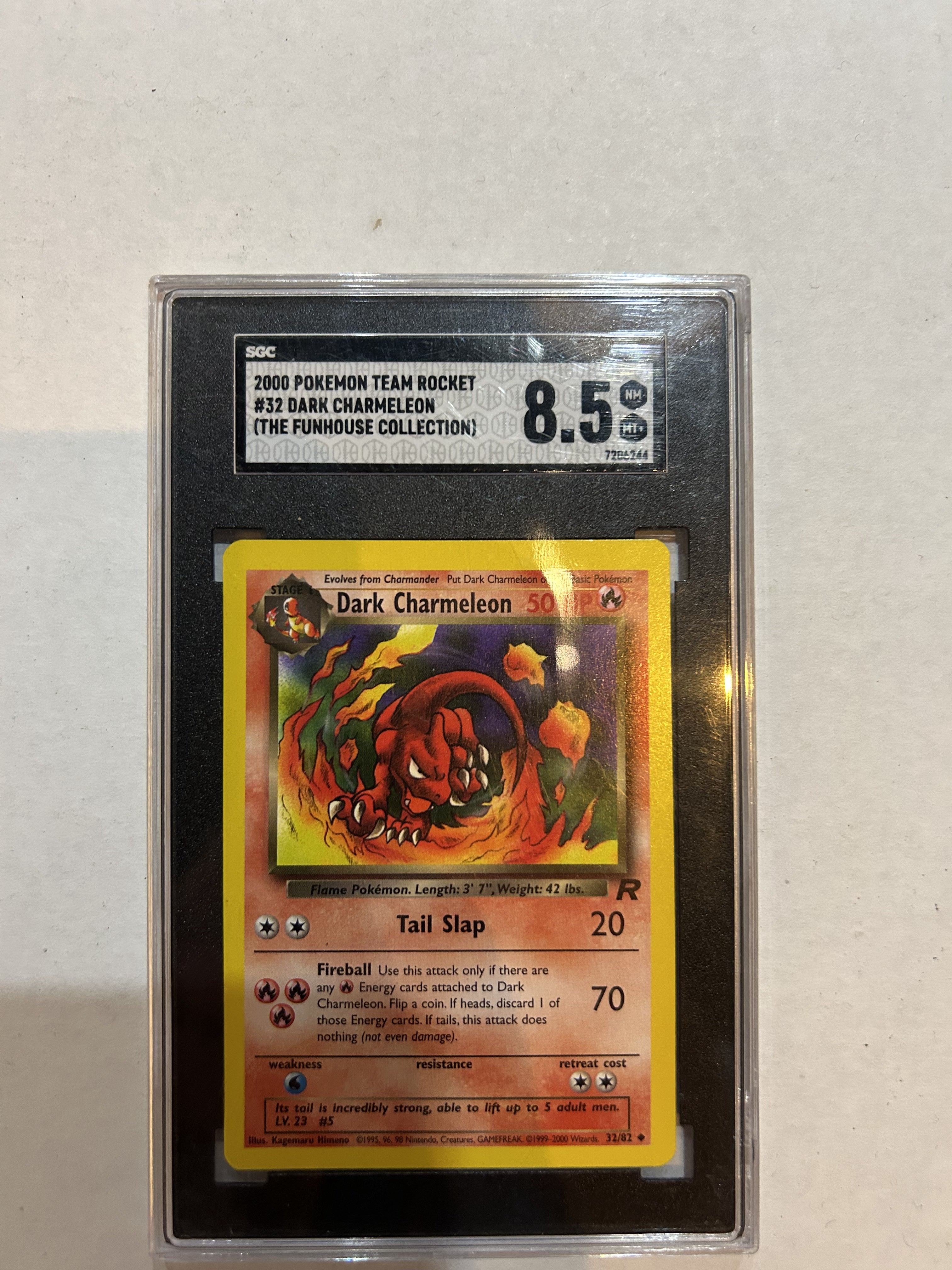 SGC - 8.5 2000 Pokemon Team Rocket #32 Dark Charmeleon (The Funhouse Collection)