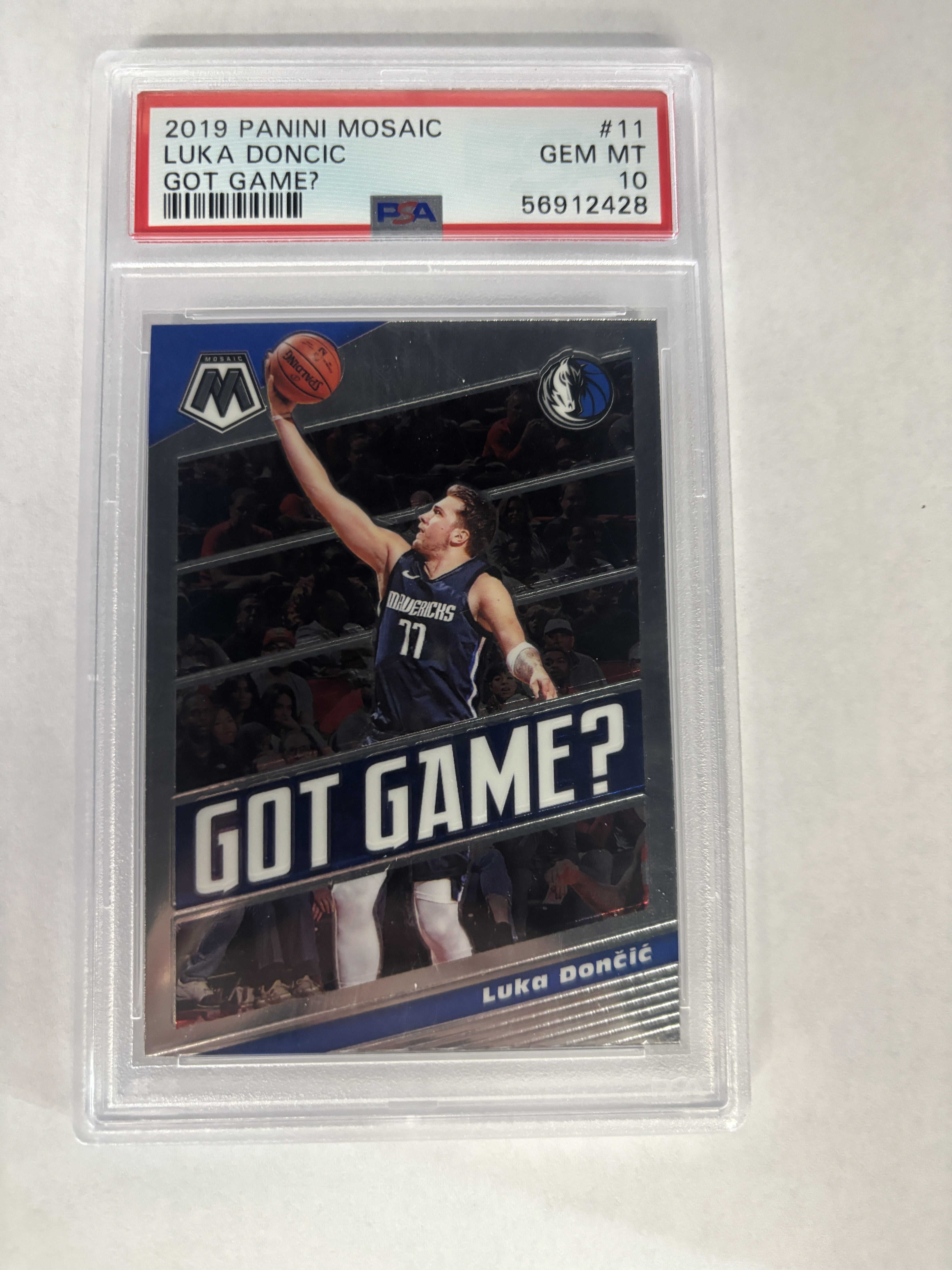 PSA 10 - 2019 Panini Mosaic Luka Doncic Got Game? (56912428)