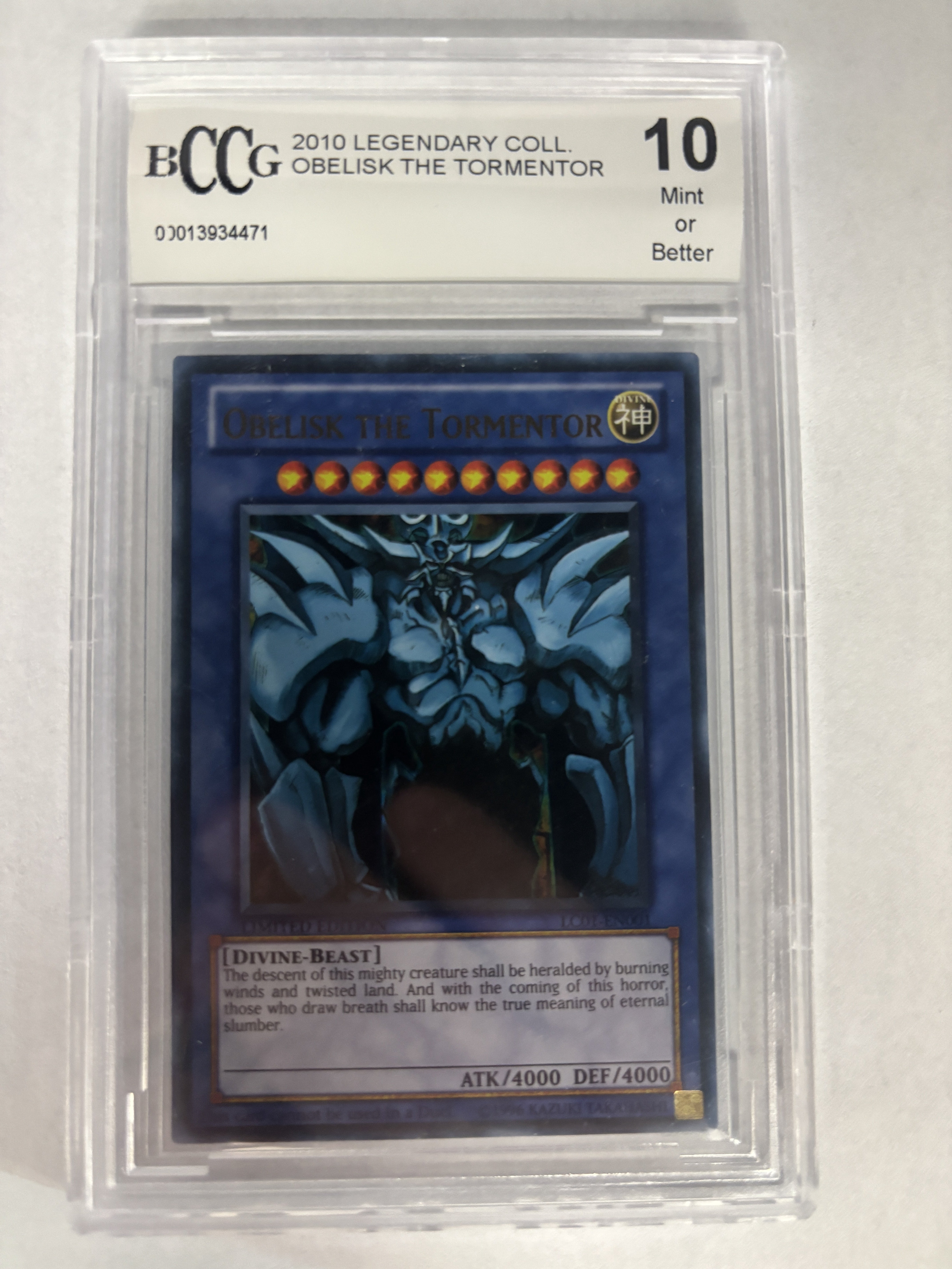 BCCG 10 - 2012 Legendary Coll. Obelisk the Tormentor (0013934471)