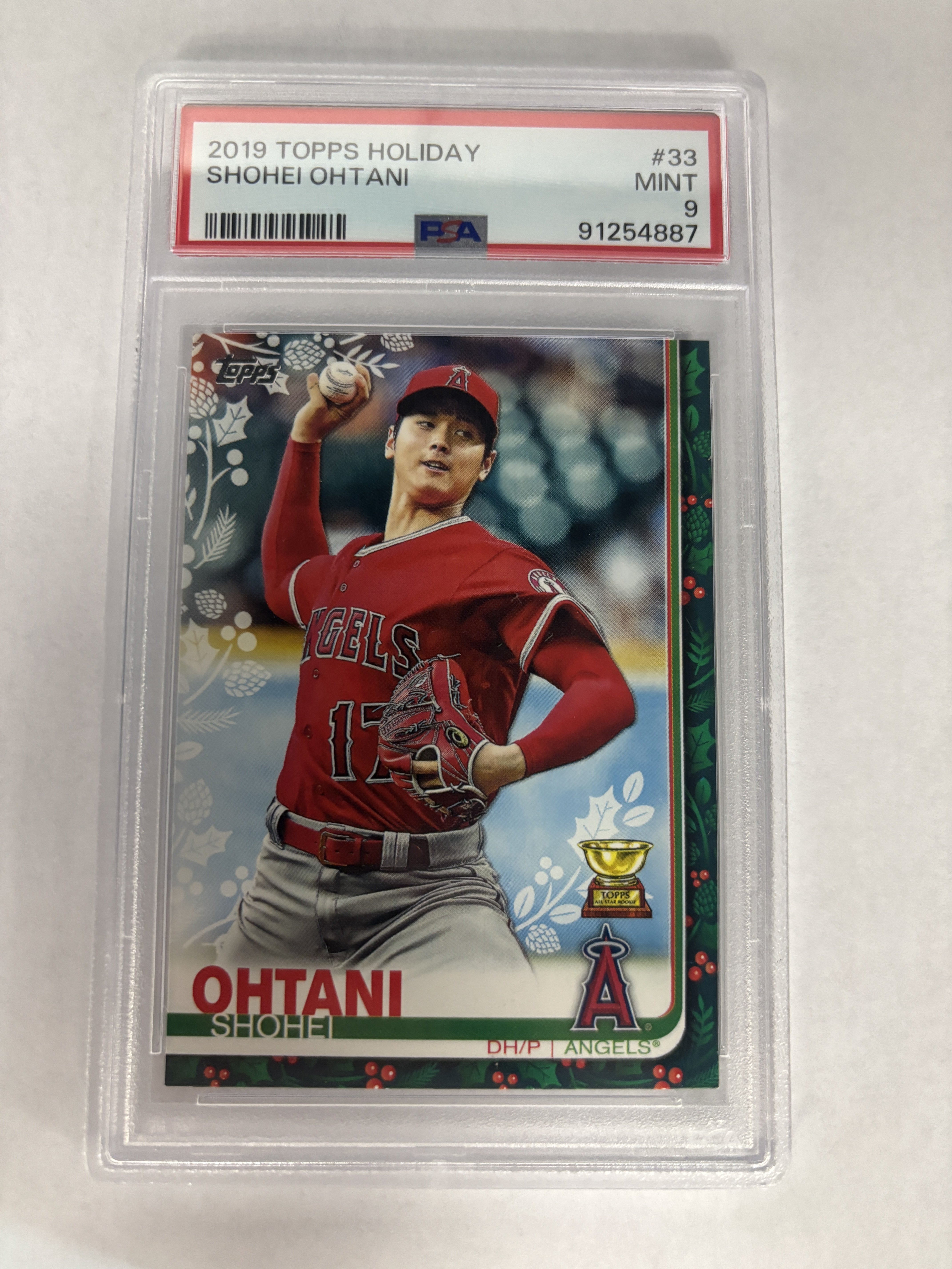 PSA 9 - 2019 Topps Holiday Shohei Ohtani (91254887)