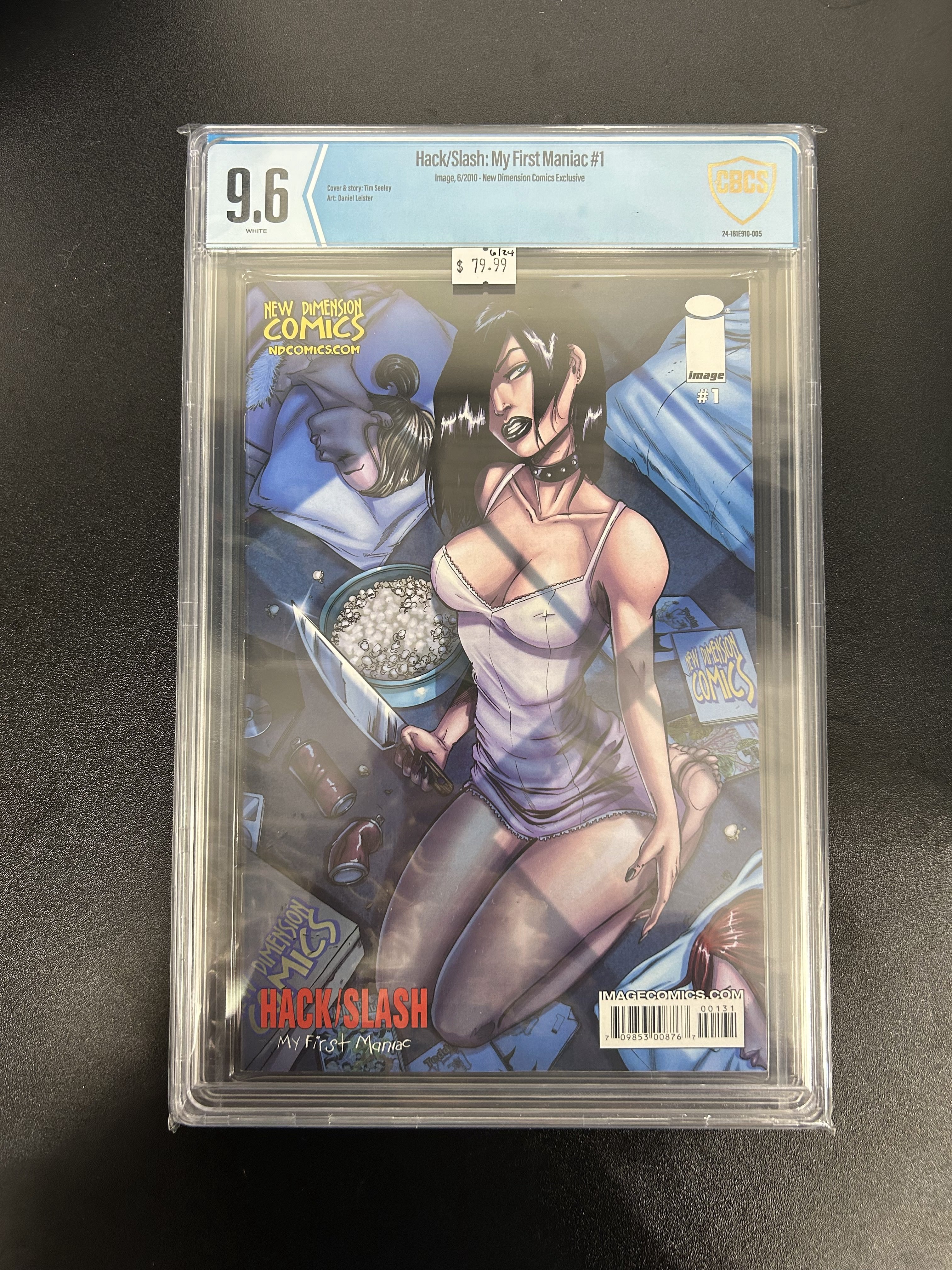 CBCS - 9.6 Hack/Slash: My First Maniac #1, Image, 6/2010 - New Dimension Comics Exclusive