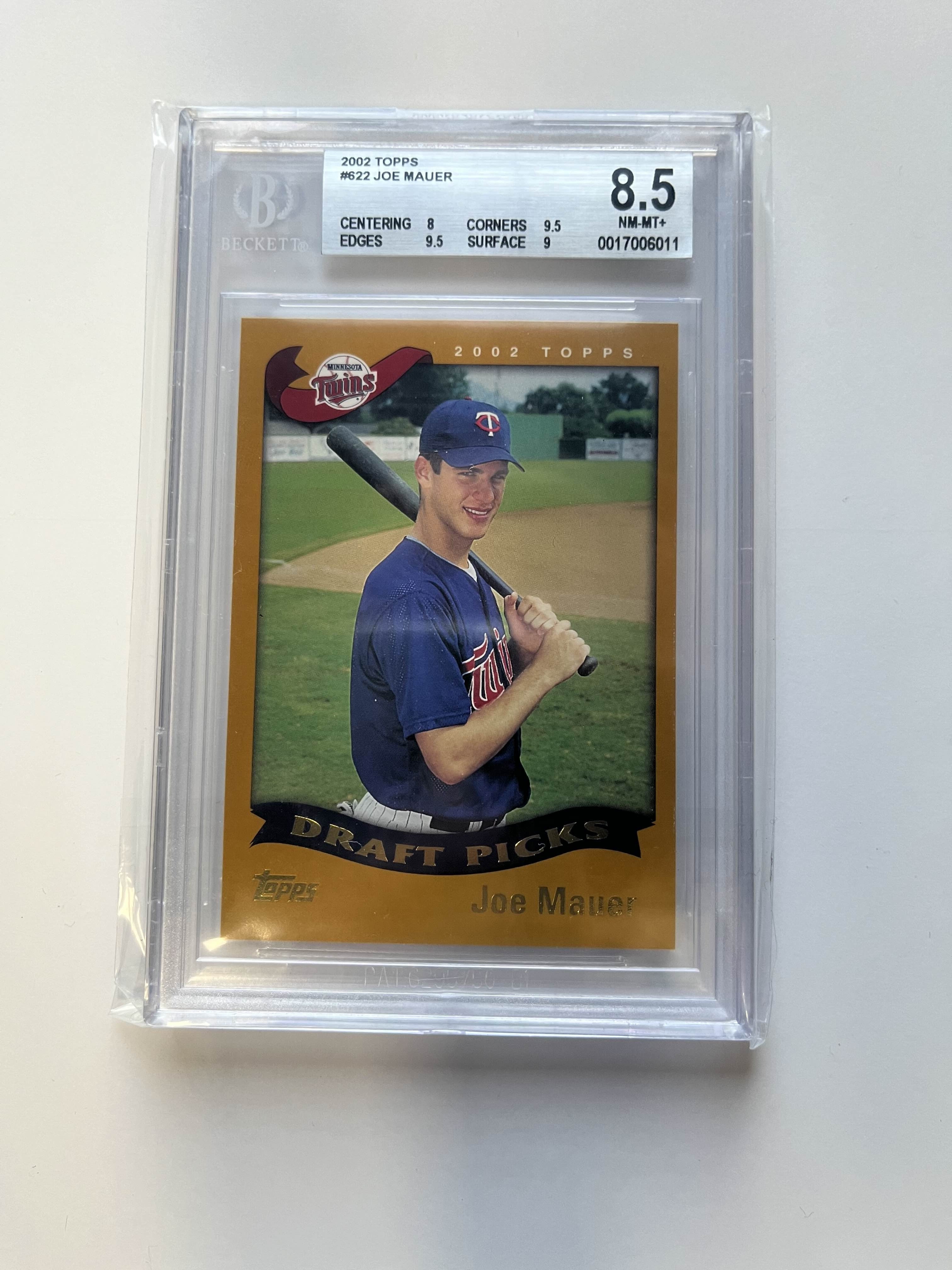 BGS 8.5 2002 Topps #622 Joe Mauer