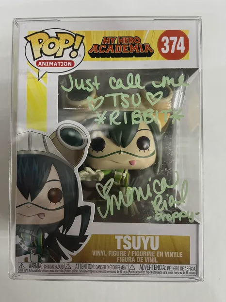 #374 My Hero Academia - Tsuyu Asui AUTOGRAHPED - Funko Pop!