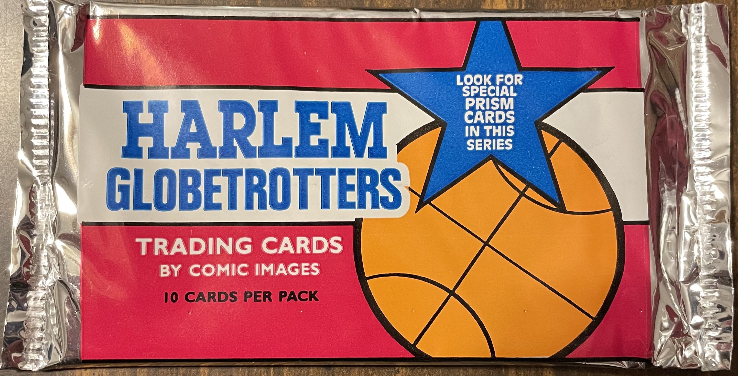 Harlem Globetrotters 1992 Basketball Card Pack