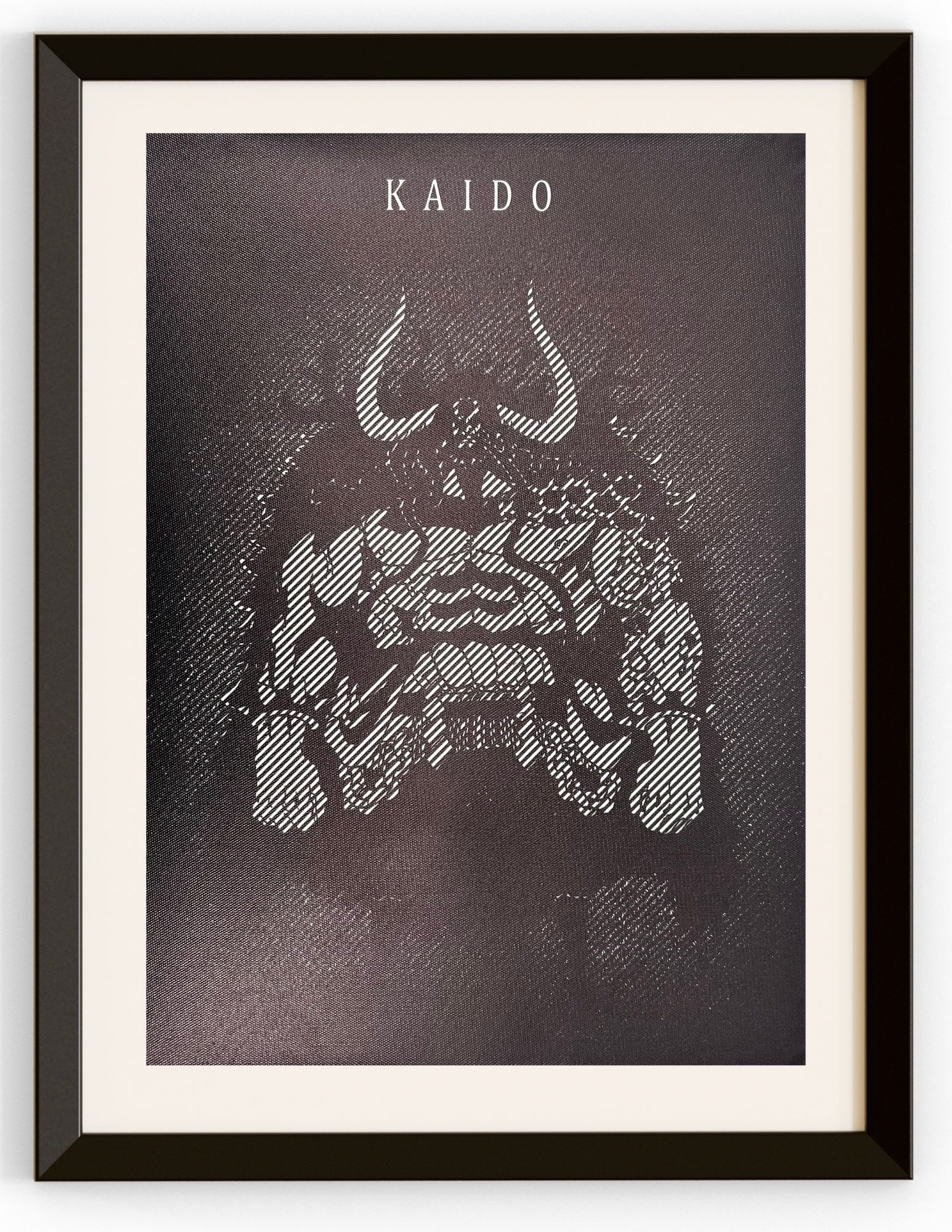 Kaido Black & White Canvas Print