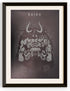 Kaido Black & White Canvas Print