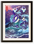 Kyorge in the Waves Canvas Print