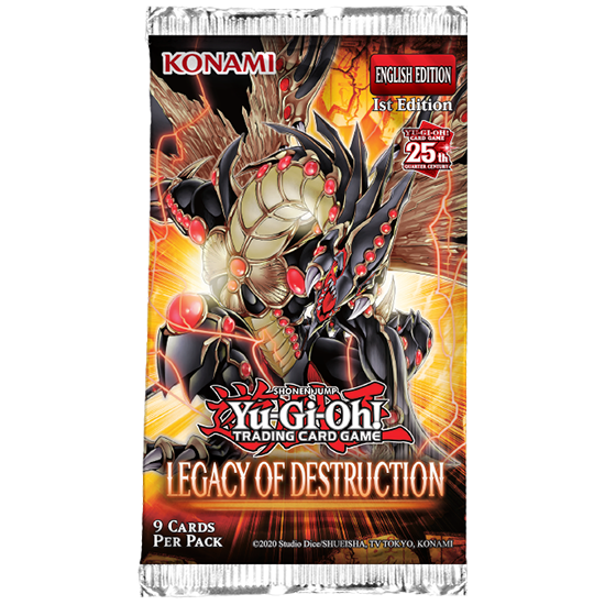 Yu-Gi-Oh - Legacy Of Destruction 1st Edition Booster Pack