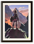 Link on a Rock Over Looking a Forest Canvas Print