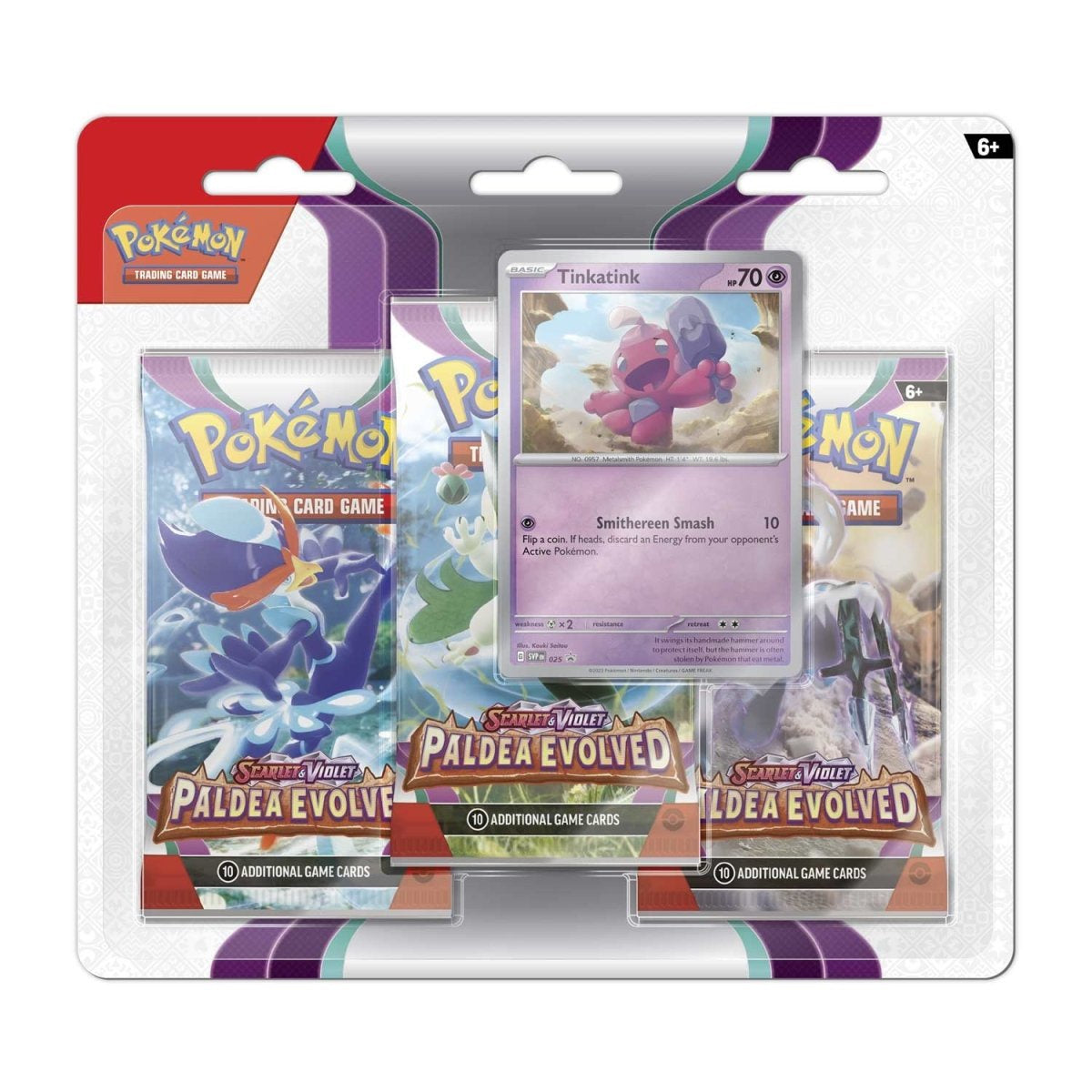 Pokemon - Paldea Evolved 3 Pack Hanger Pack