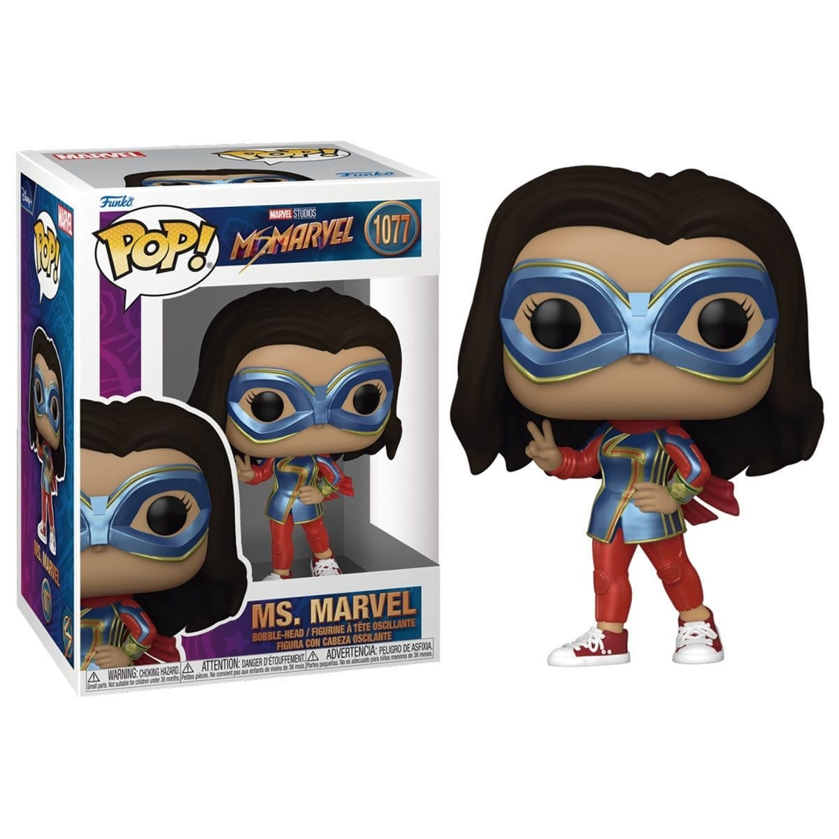 #1077 -  Marvel - Ms. Marvel - Funko Pop