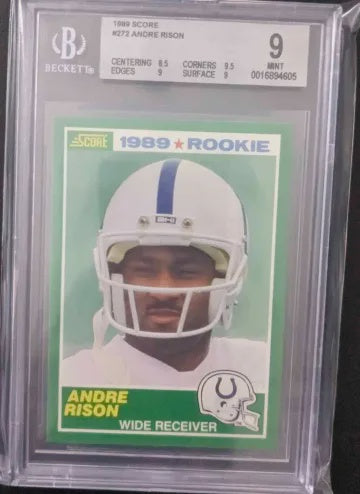 BGS 9 1989 Score #272 Andre Rison (0016894605)