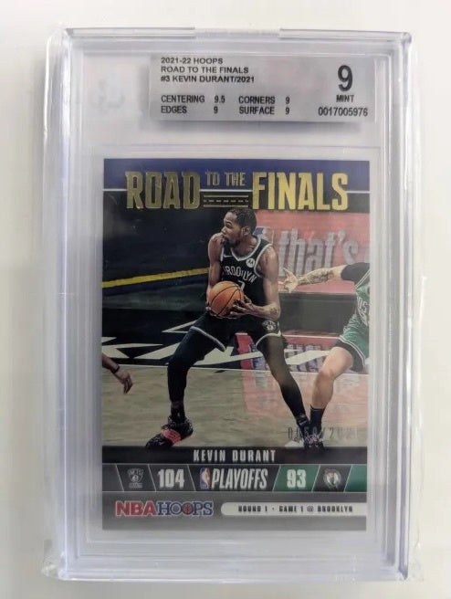 BGS 9 - 2021-22 Hoops, Road to the Finals, #3 Kevin Durant/2021 [0017005976]