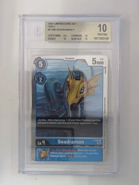 BGS Pristine 10 - 2024 Limited Card Set, Ver. 2, #P-098 Seadramon P [0017003145]