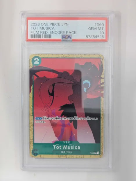 PSA 10 - 2023 One Piece JPN., Tot Musica, Film Red: Encore Pack [87864516]