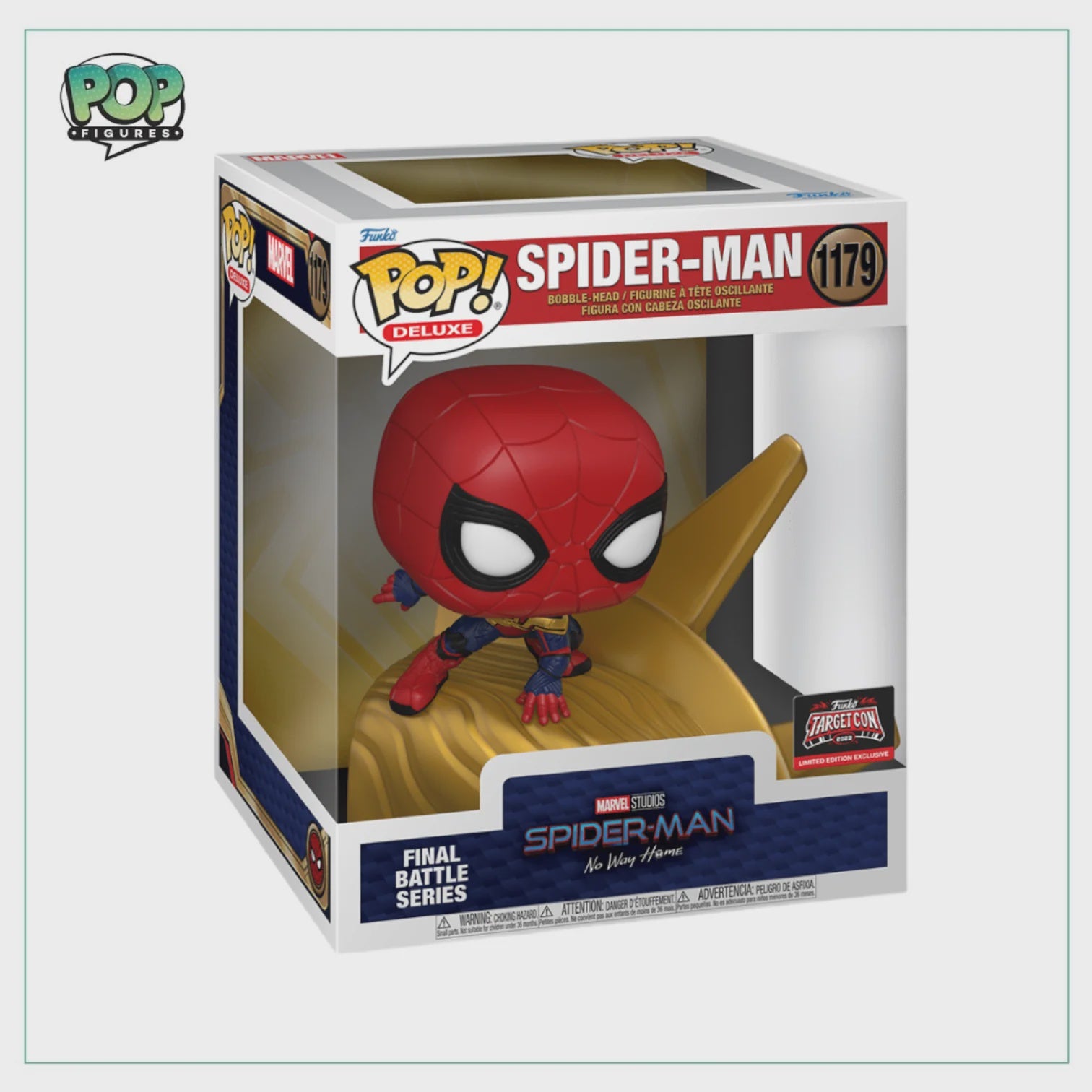 #1179 - Spider-Man - Spider-Man No Way Home Final Battle Series [Funko Target Con 2023] -  Funko Pop!