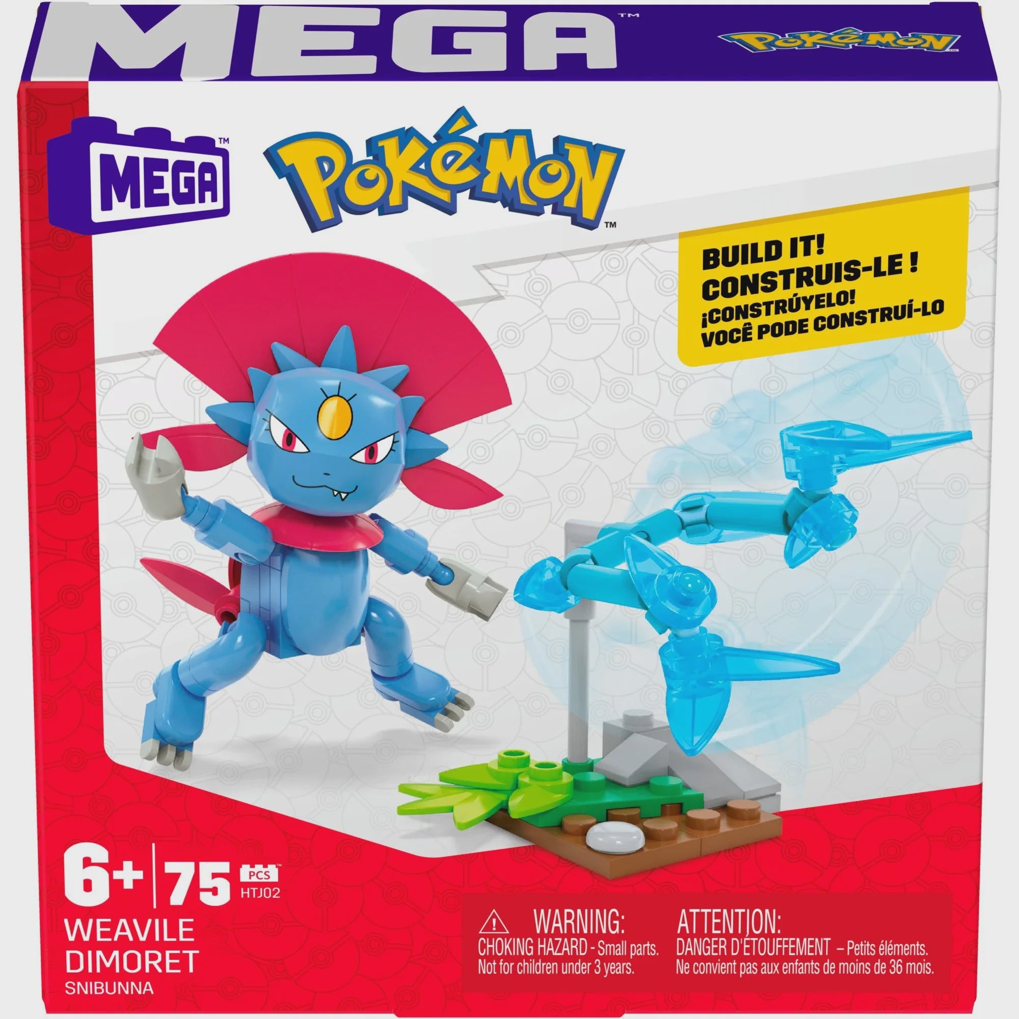 POkemon - Weavile - Mega Contrux Set