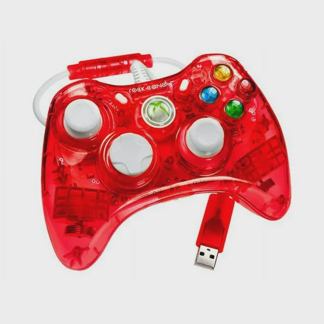 3rd party - Red Wired Xbox 360 controller