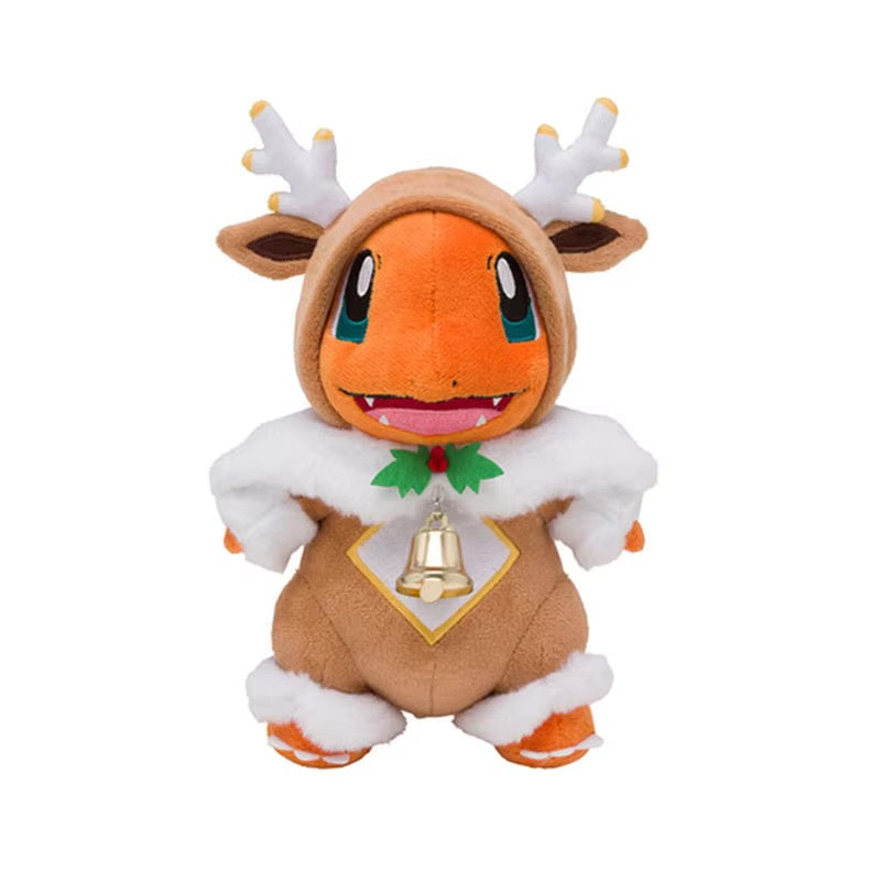 Charmander Dressed as A Raindeer Plush