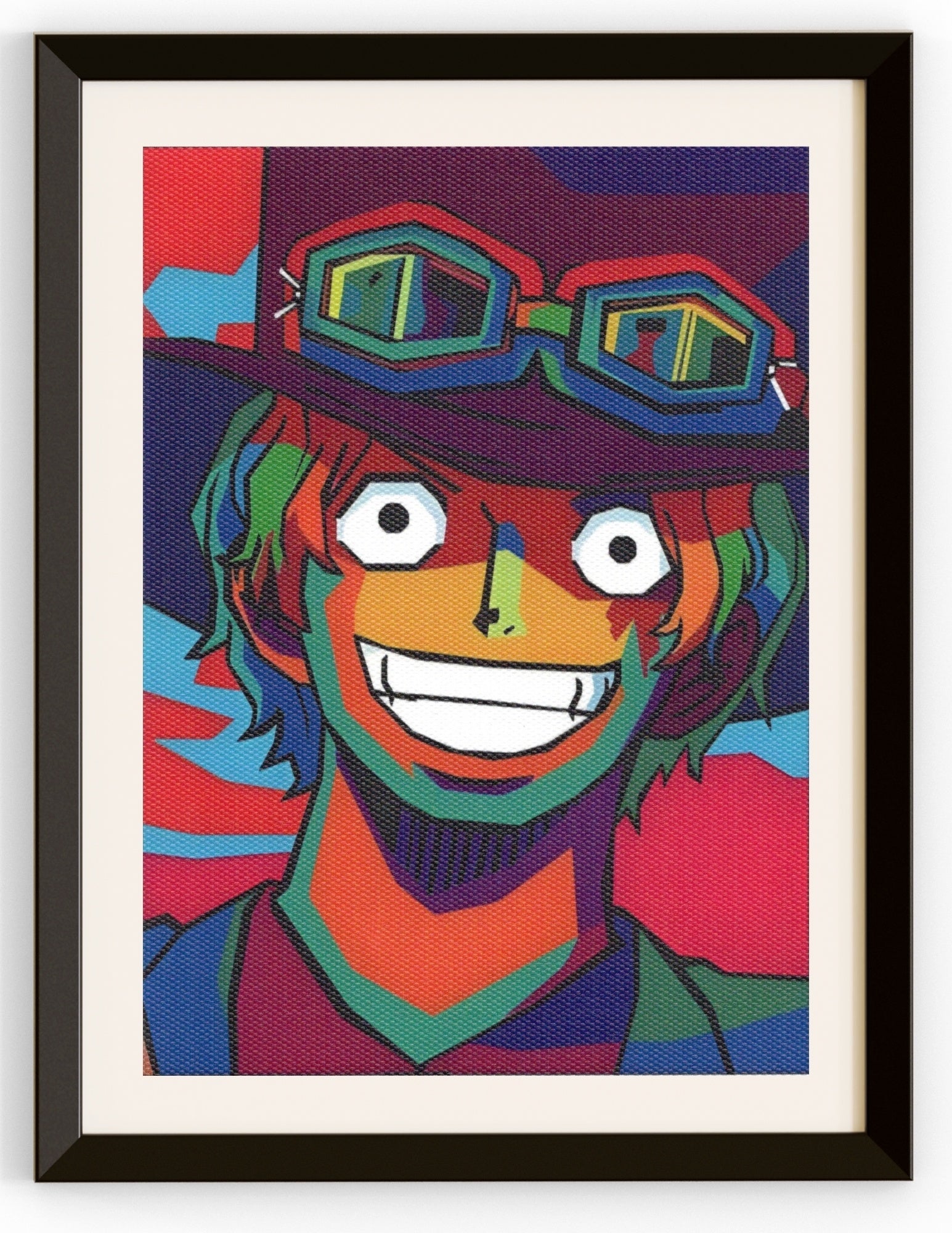 Sanji Bright Colors Close Up Canvas Print