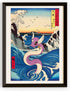 Shiny Dragonair In Swirling Waves Canvas Prints