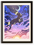 Umbreon & Espeon Twirling Canvas Print