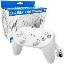 3rd Party Wired Wii Pro Controller White