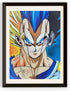 Vegeta In 3 Versions Canvas Prints