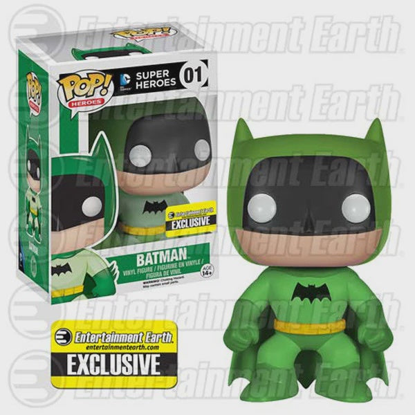 #01 - DC Super Heroes - Batman (Green) [Entertainment Earth Exclusive] - Funko Pop